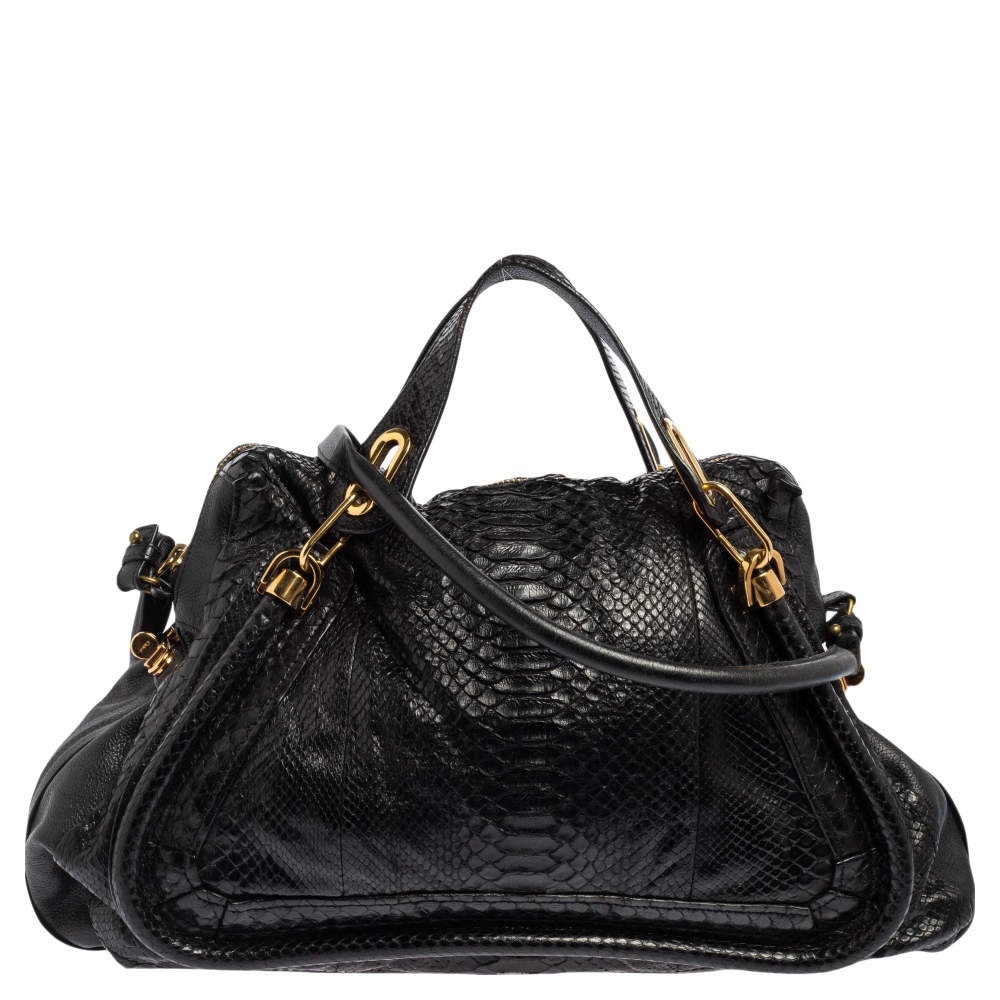 Chloé Paraty Python leather purse - Picture 3 of 11